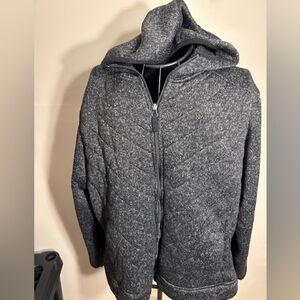 size xxl 2x womens shirt sherpa black  gray soft sweatshirt 2 x  hoodie